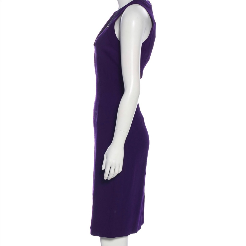 Versace Sleeveless Purple/Blue Dress IT 42 NWT - Picture 3 of 9